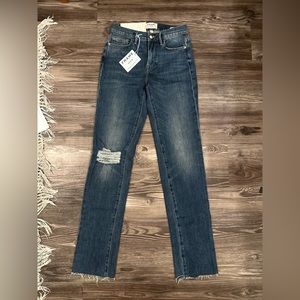 Frame Womens Size 25 Le Nouveau Straight High-Rise Denim Jeans - NWT